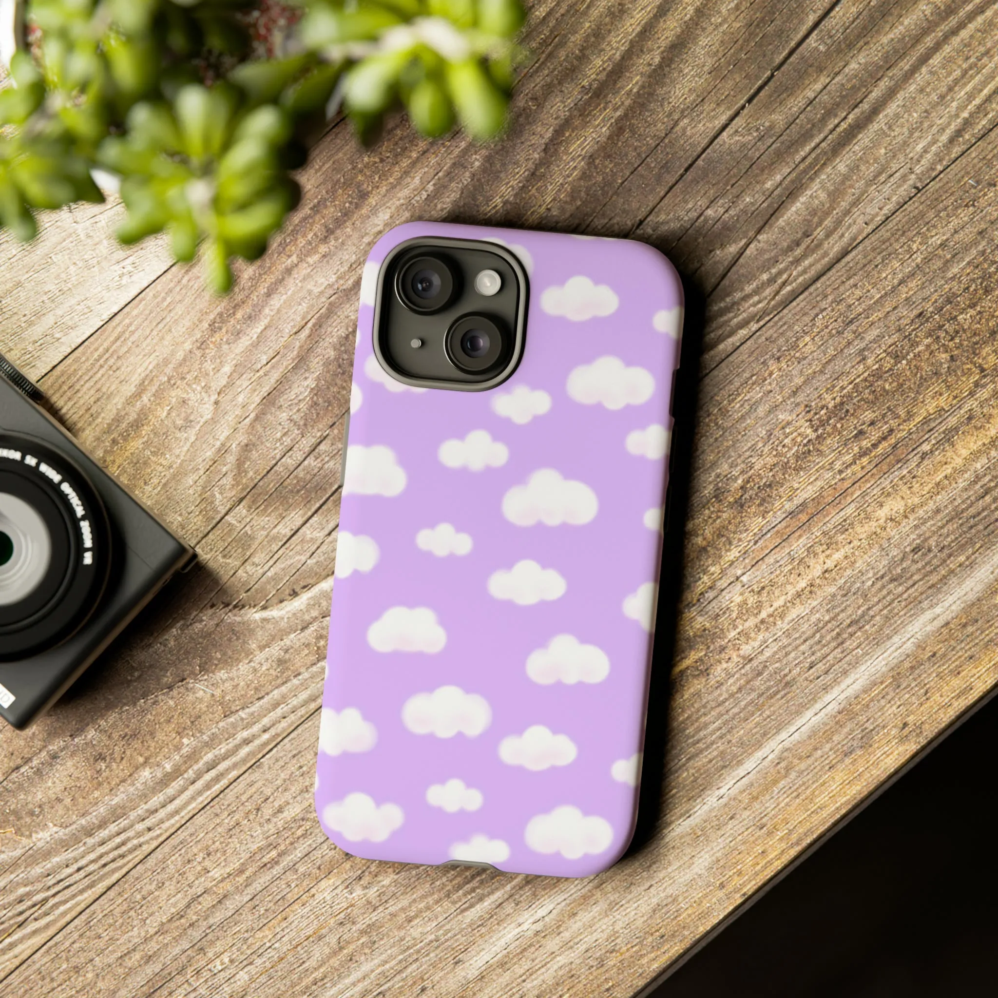 Dreamy Clouds Tough Phone Case (Lilac)