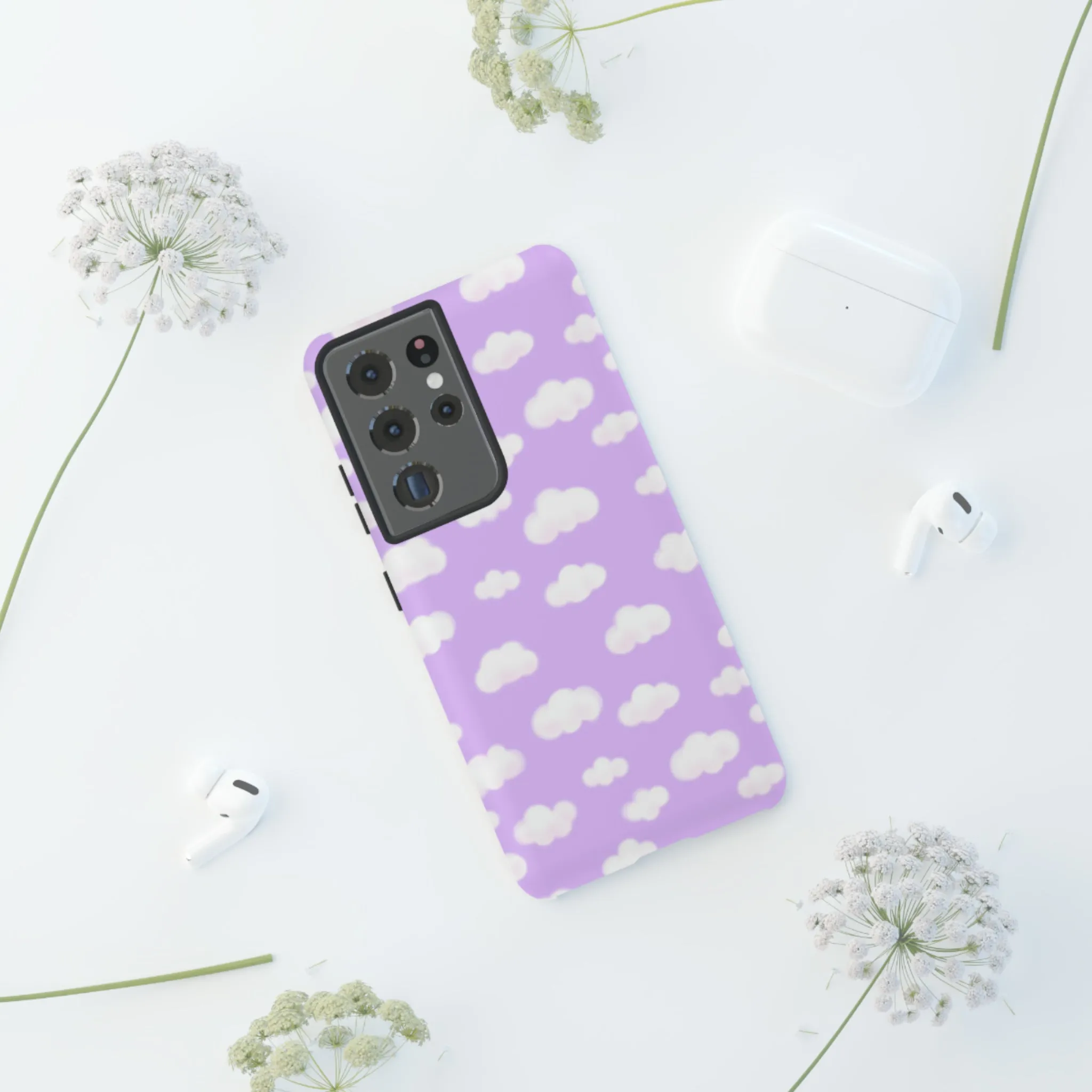 Dreamy Clouds Tough Phone Case (Lilac)