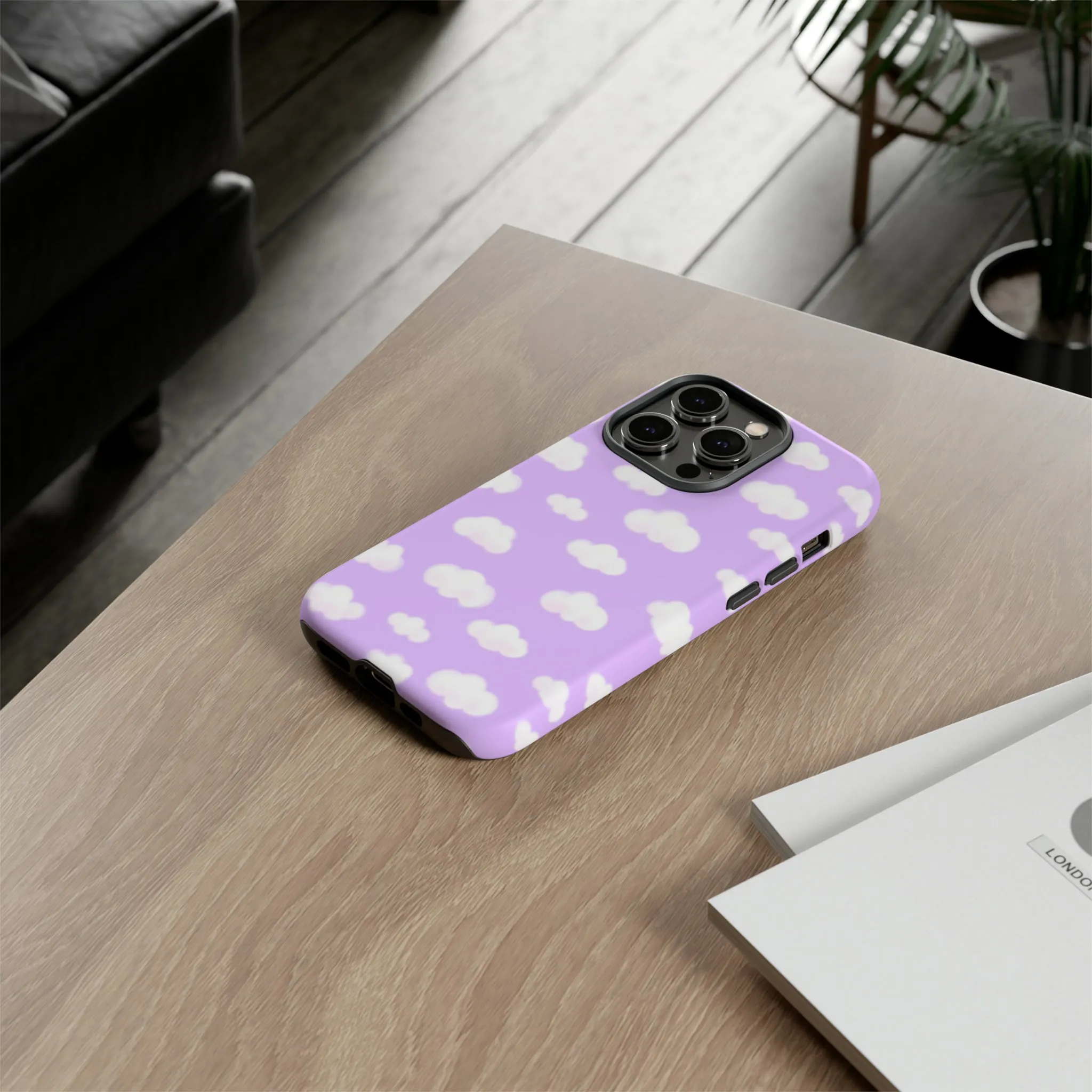 Dreamy Clouds Tough Phone Case (Lilac)