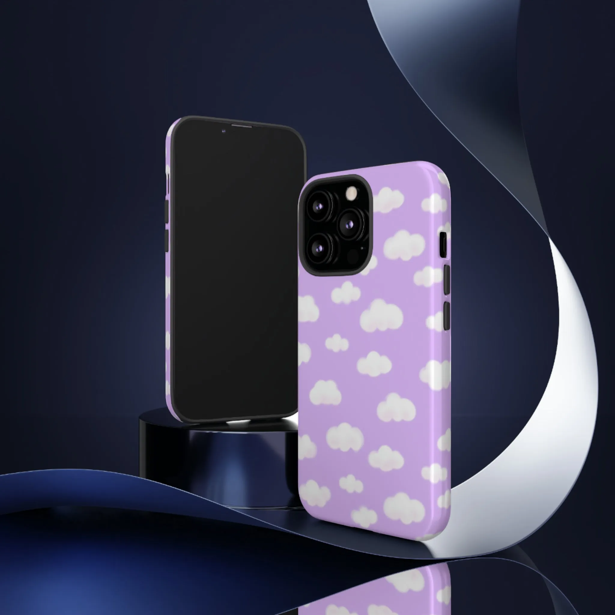 Dreamy Clouds Tough Phone Case (Lilac)