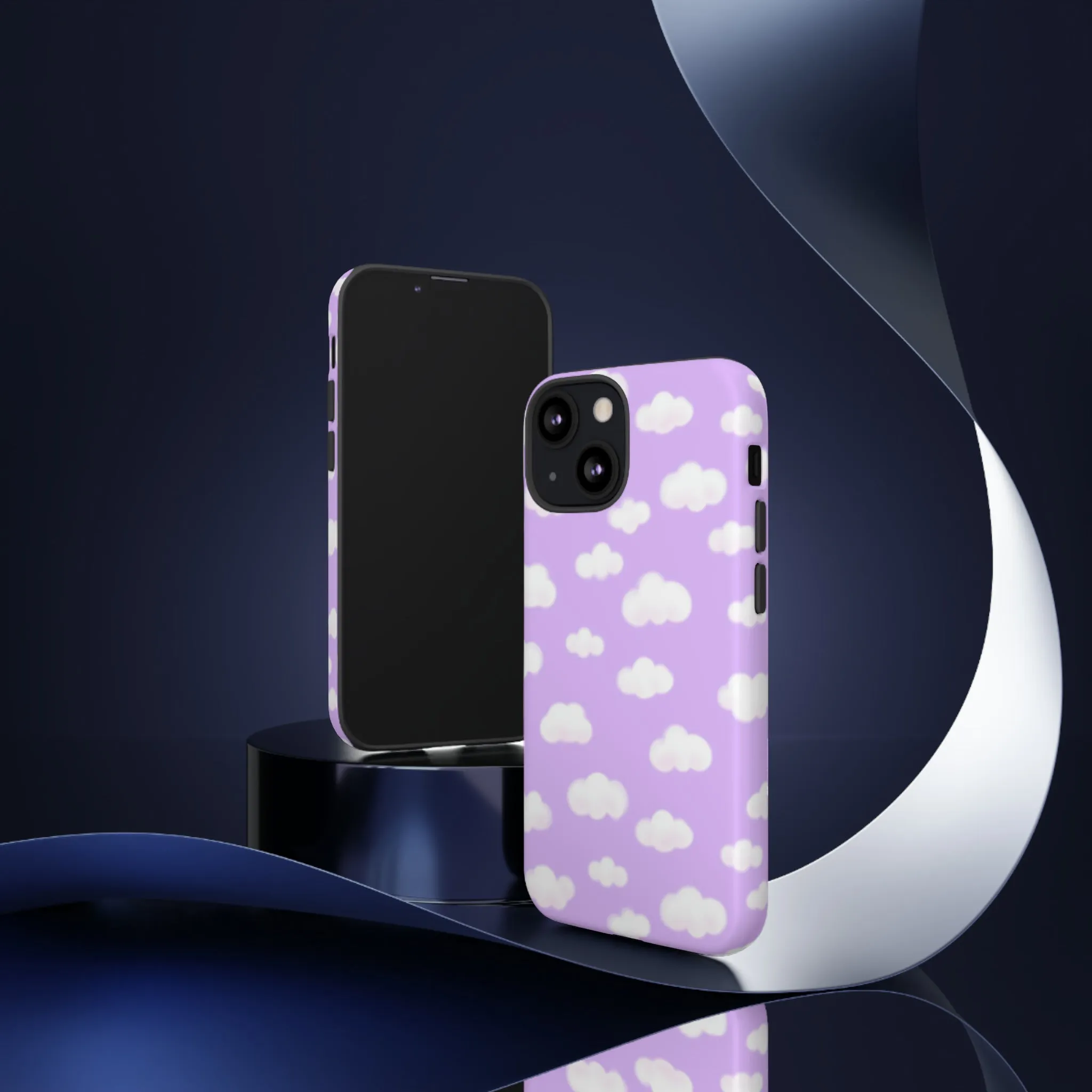 Dreamy Clouds Tough Phone Case (Lilac)