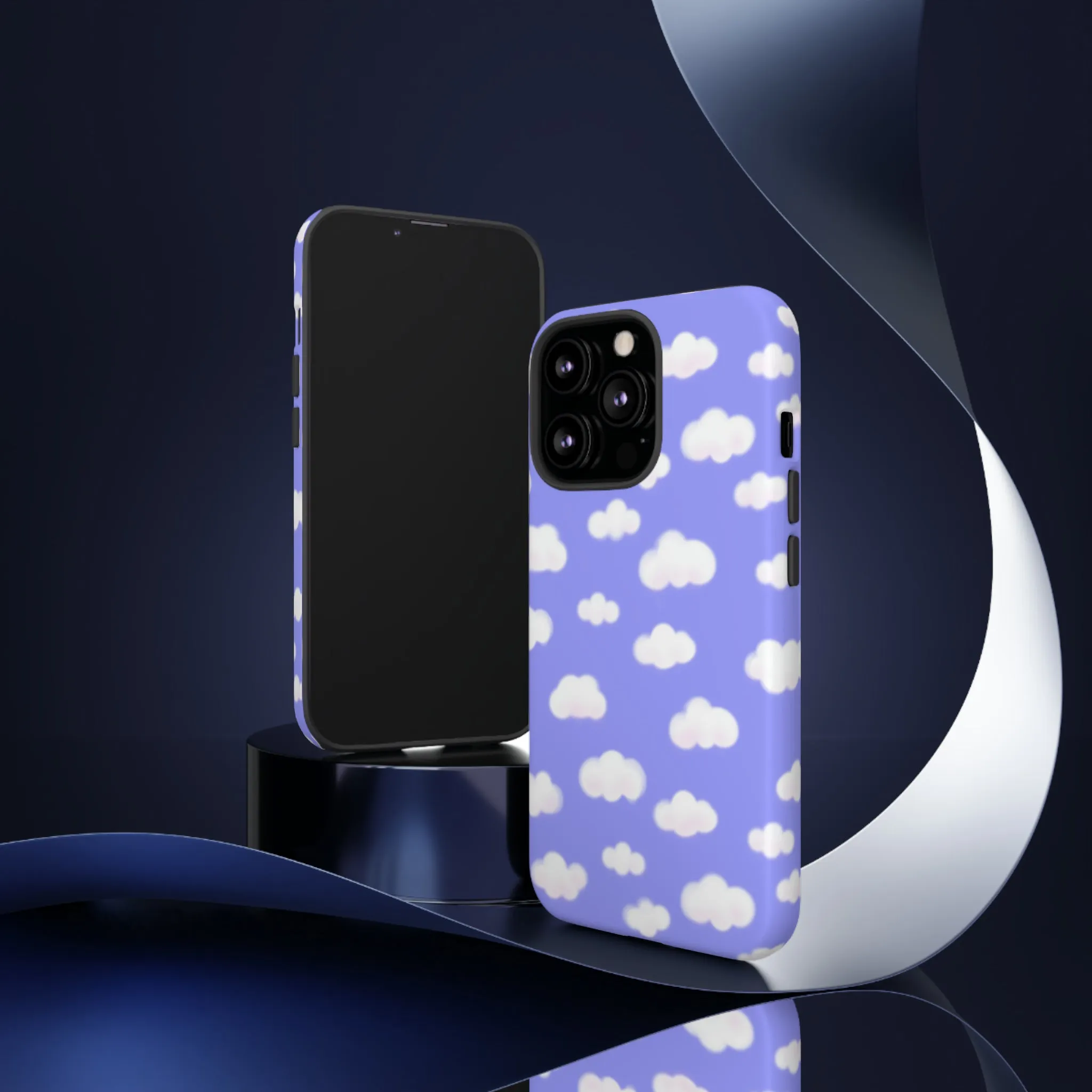 Dreamy Clouds Tough Phone Case (Periwinkle)