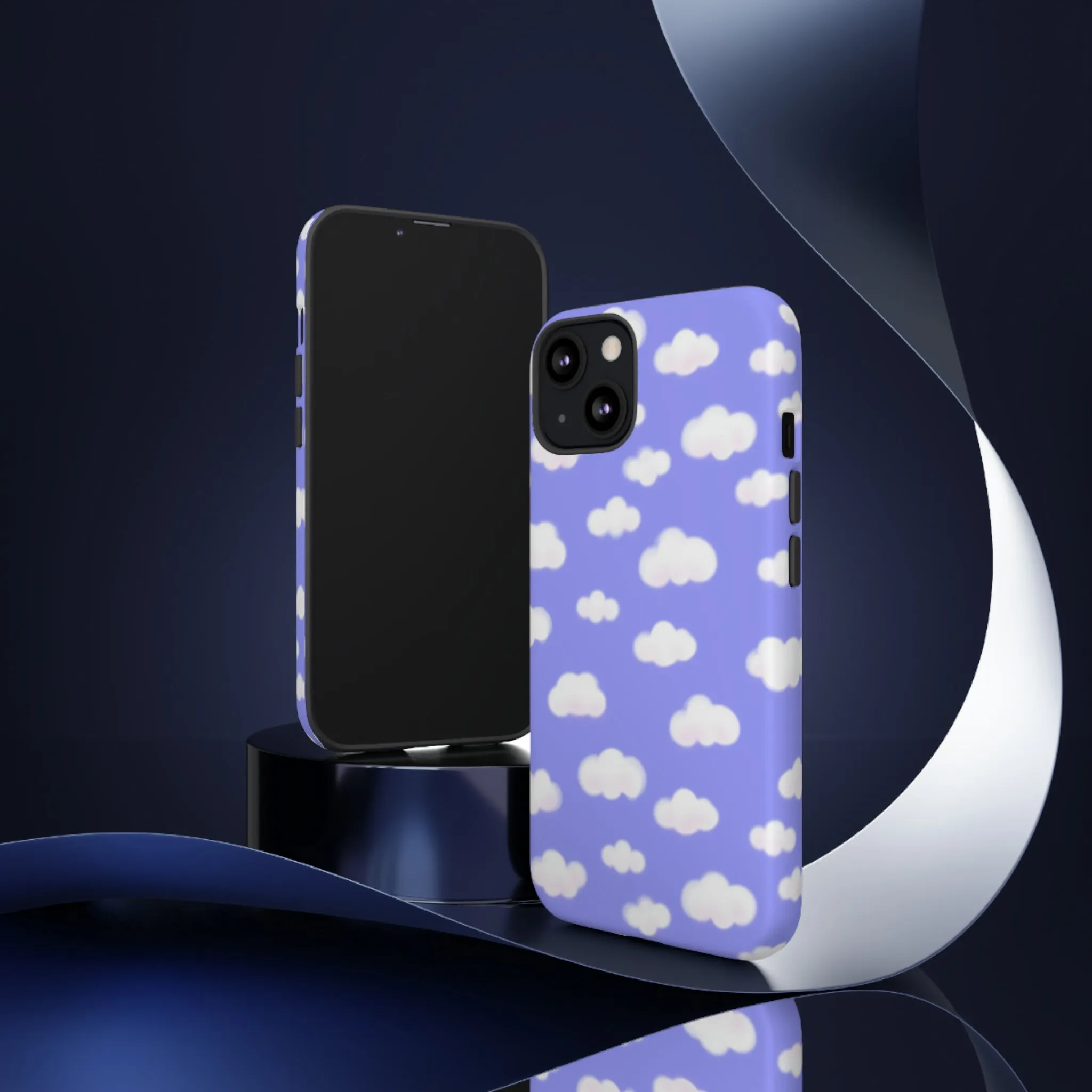 Dreamy Clouds Tough Phone Case (Periwinkle)