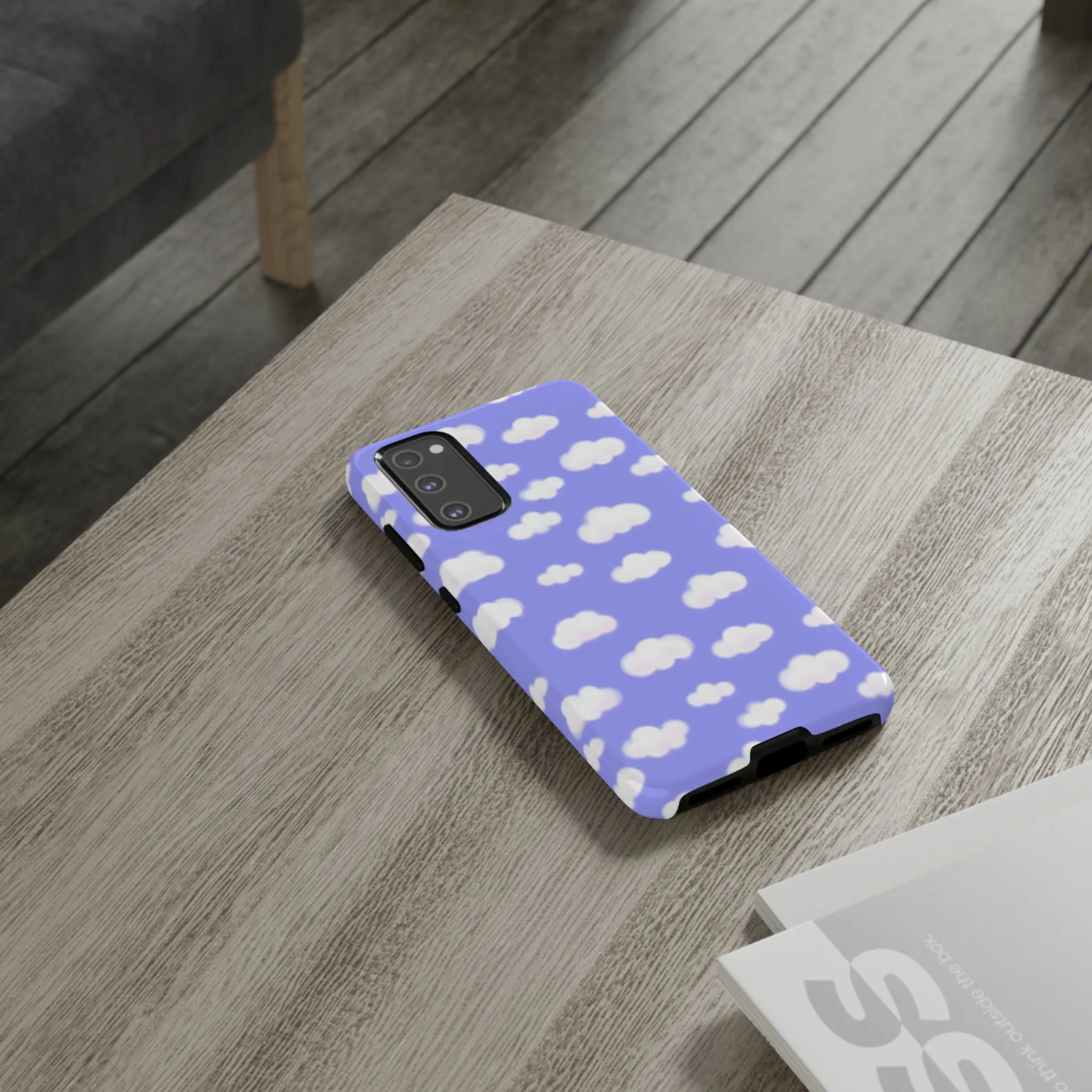 Dreamy Clouds Tough Phone Case (Periwinkle)