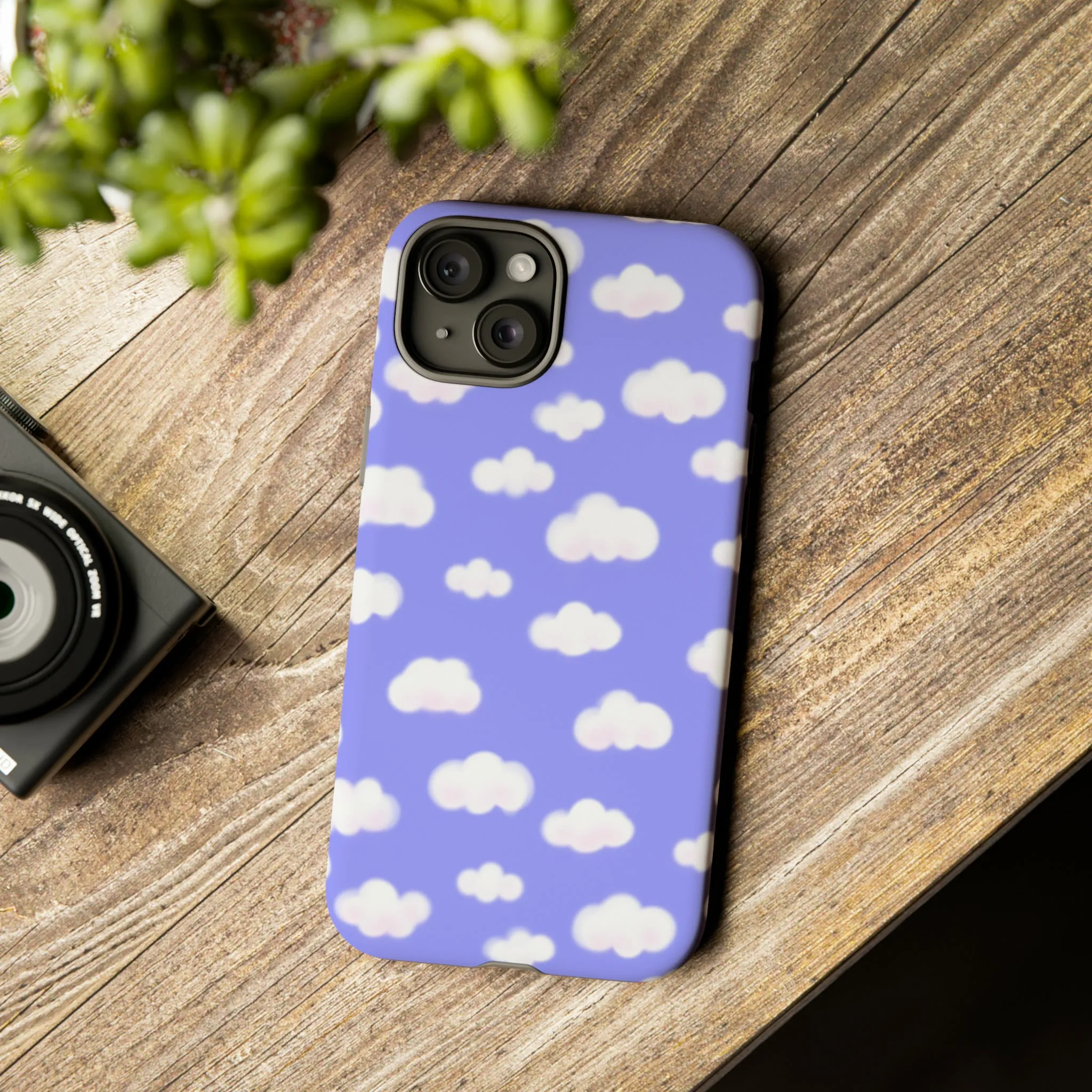 Dreamy Clouds Tough Phone Case (Periwinkle)