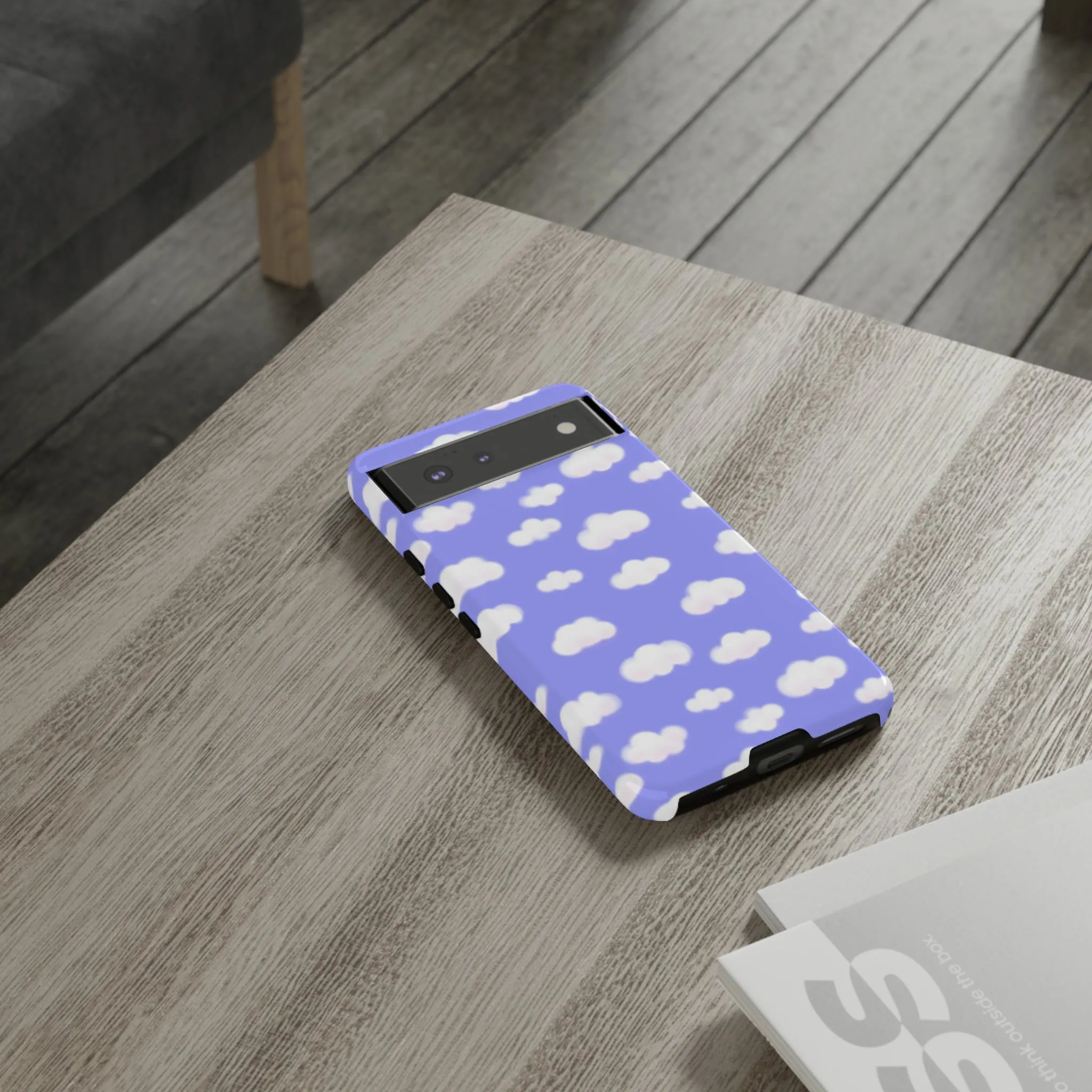 Dreamy Clouds Tough Phone Case (Periwinkle)