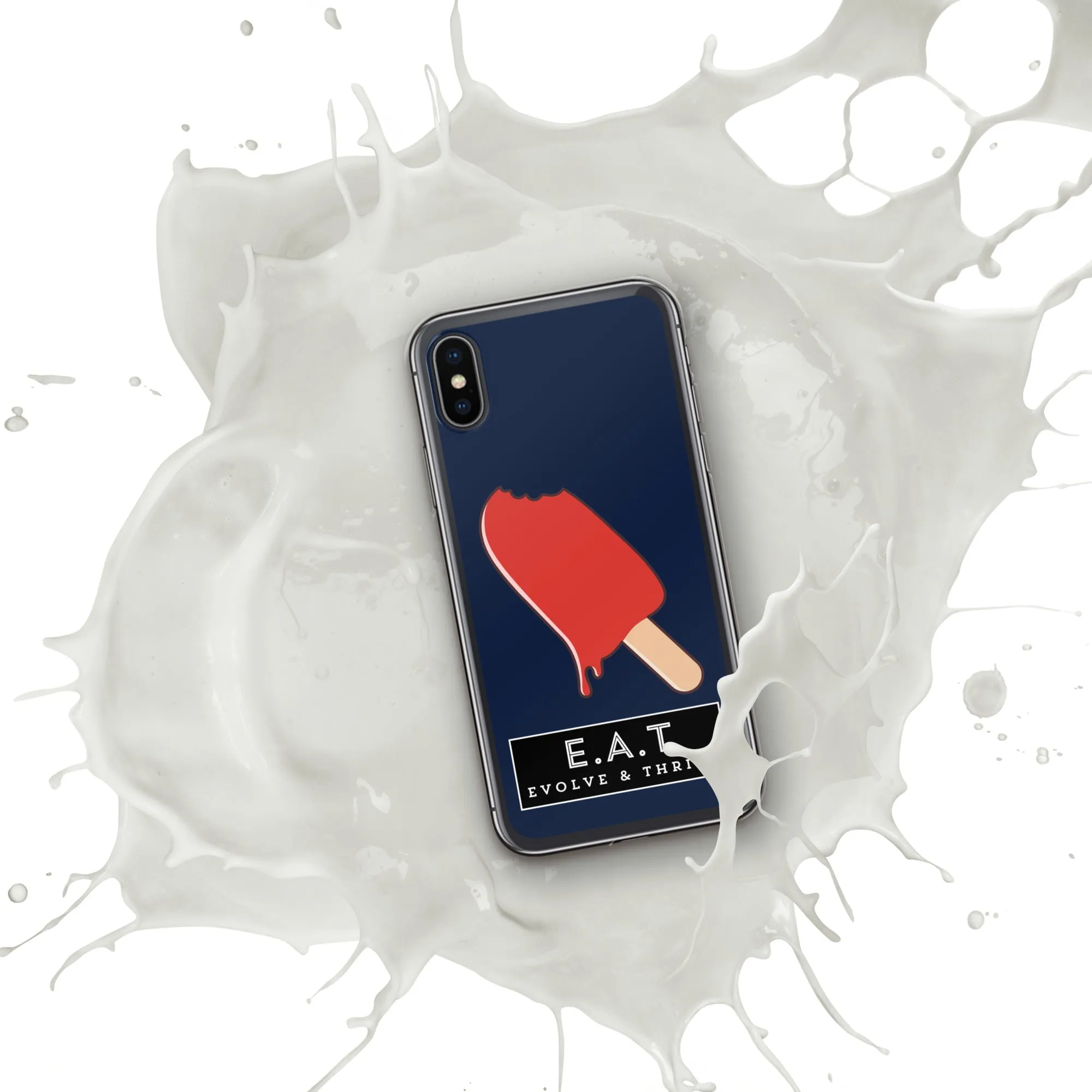 E.A.T Navy Clear Case for iPhone®