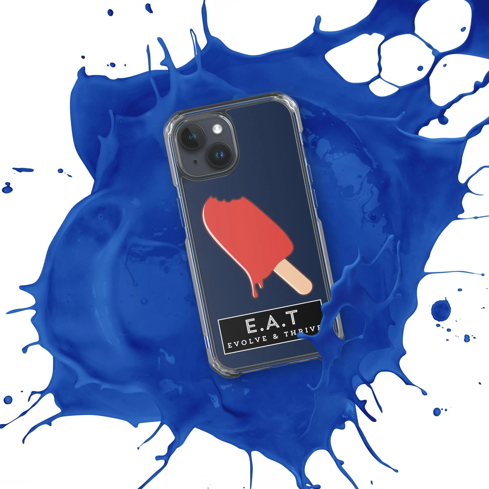 E.A.T Navy Clear Case for iPhone®