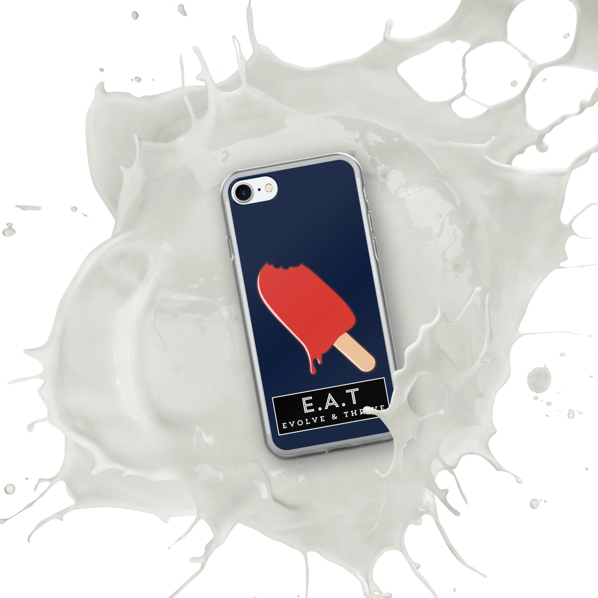 E.A.T Navy Clear Case for iPhone®