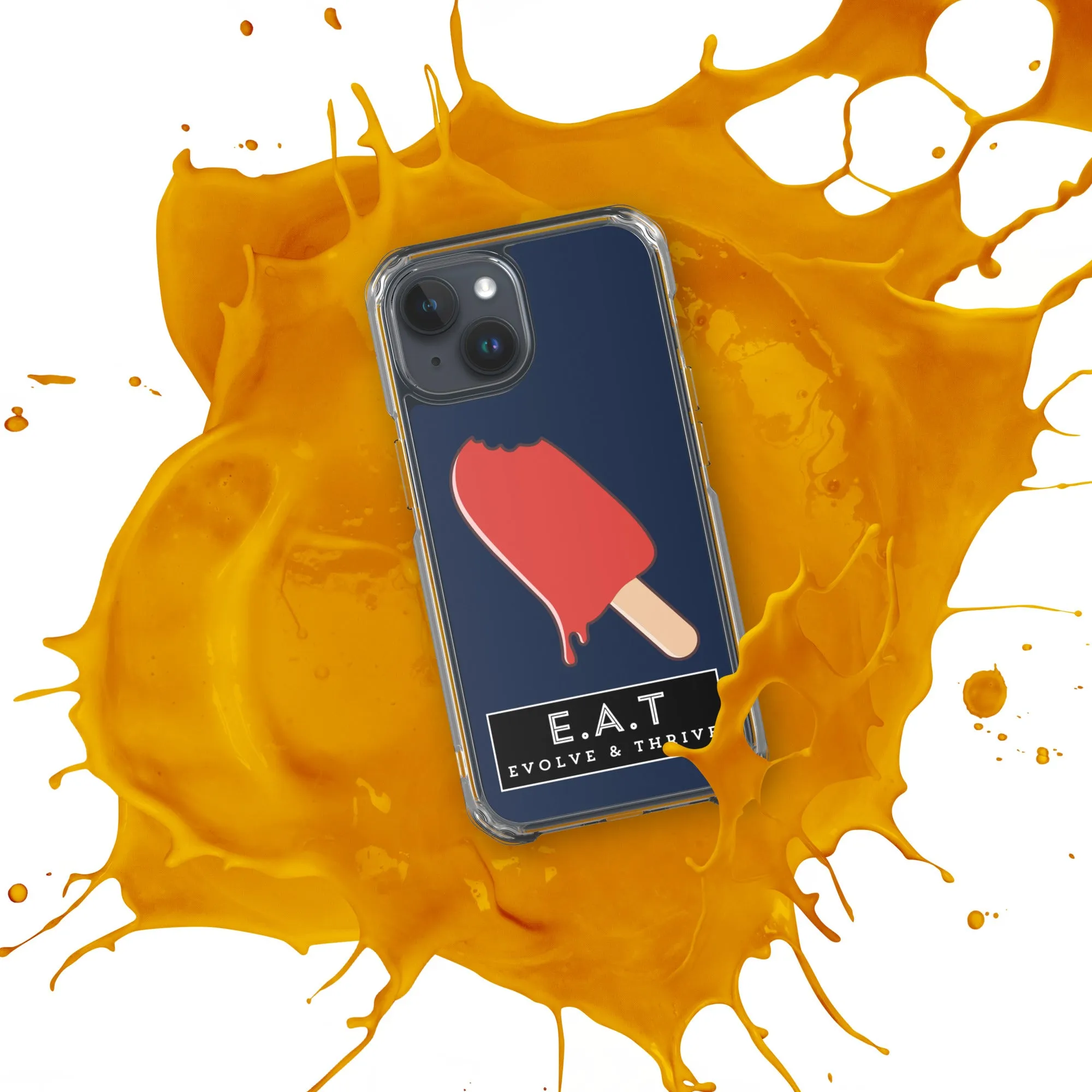 E.A.T Navy Clear Case for iPhone®