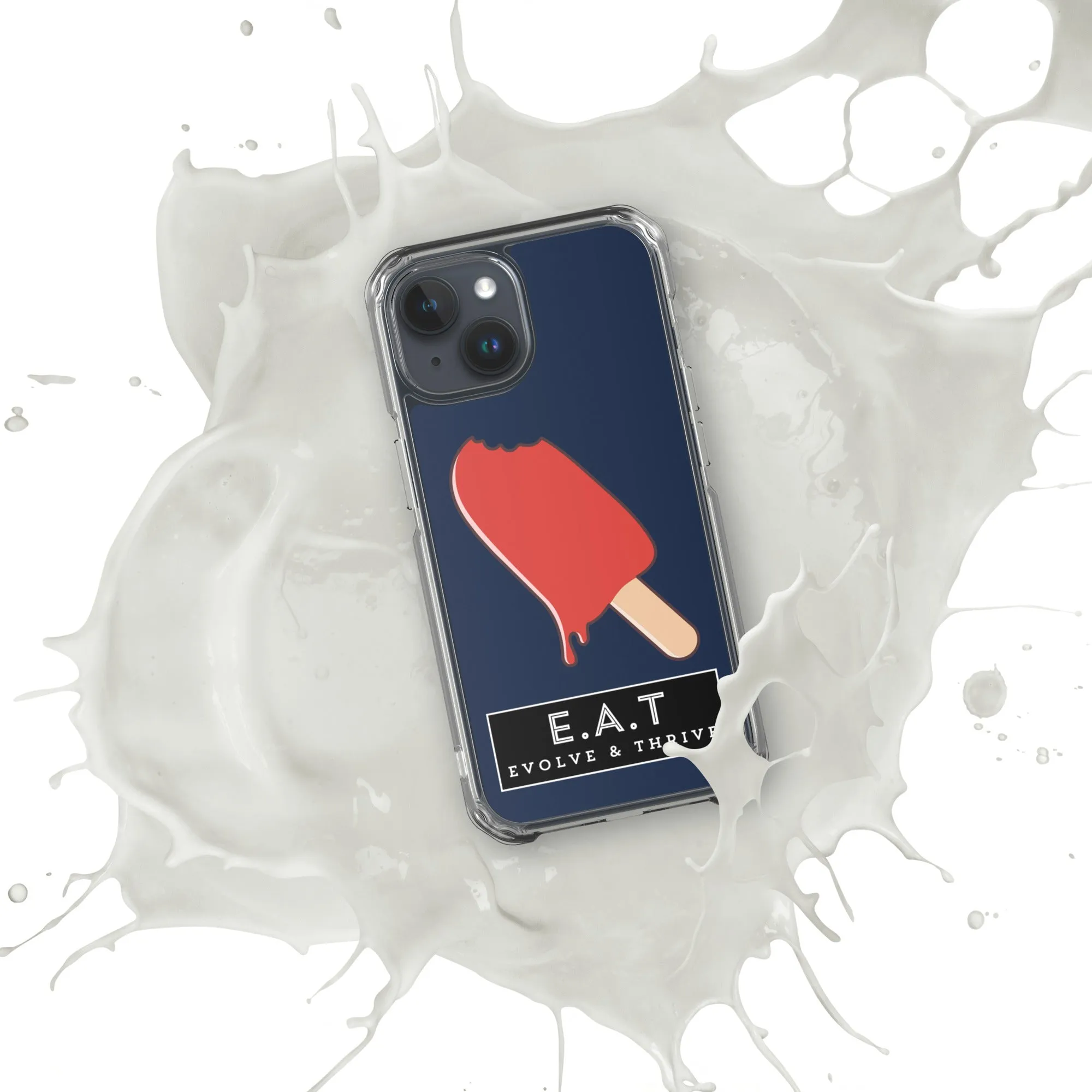 E.A.T Navy Clear Case for iPhone®