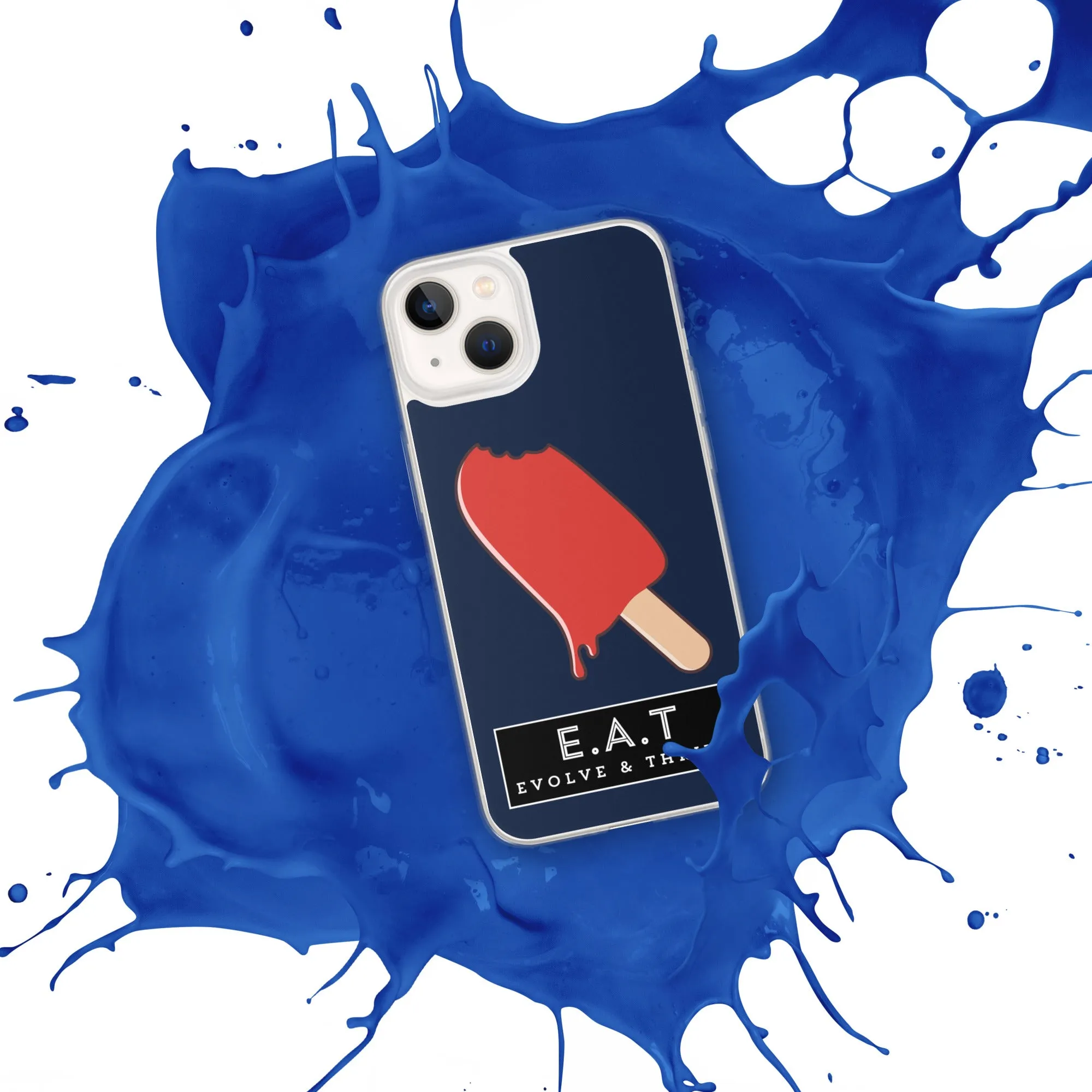 E.A.T Navy Clear Case for iPhone®