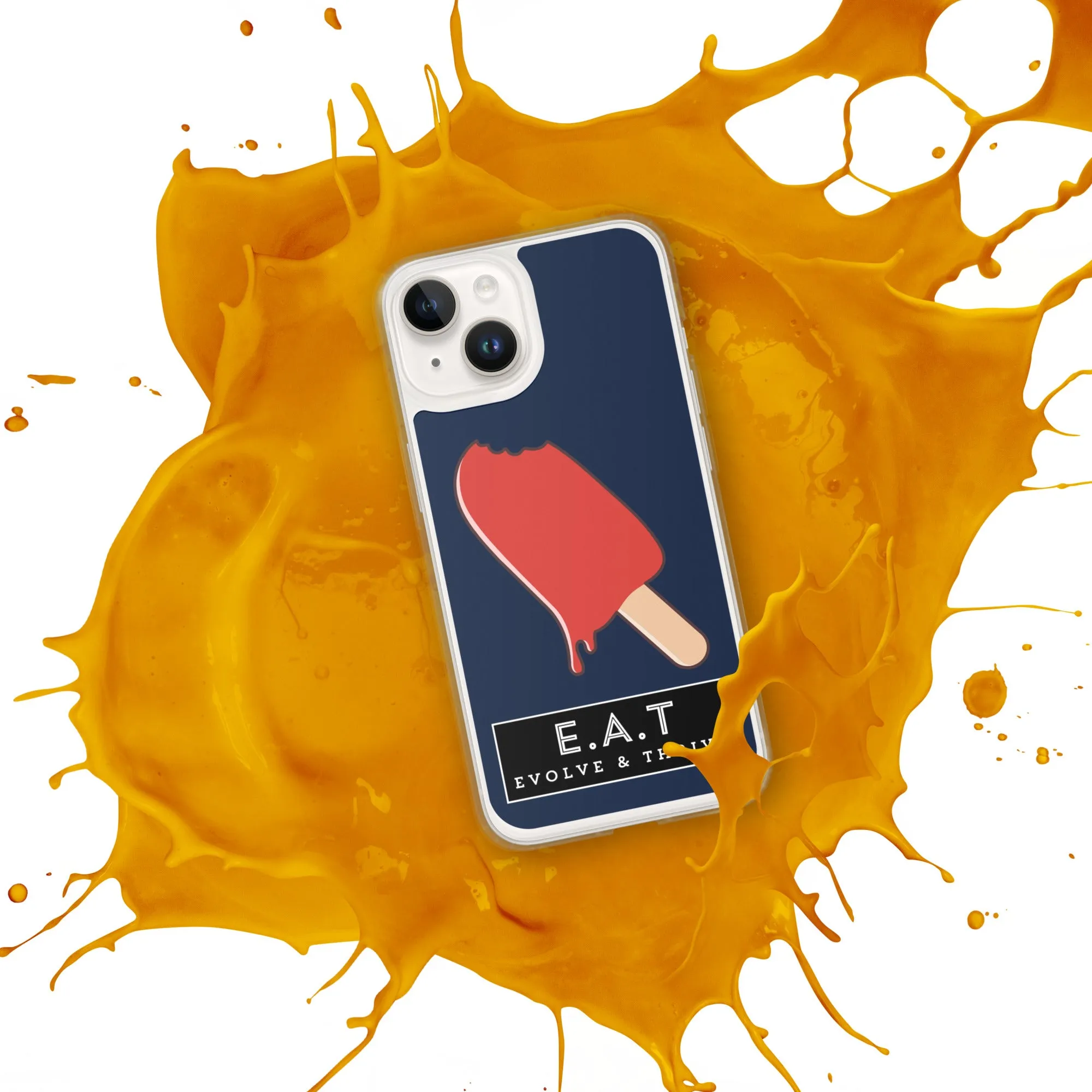 E.A.T Navy Clear Case for iPhone®