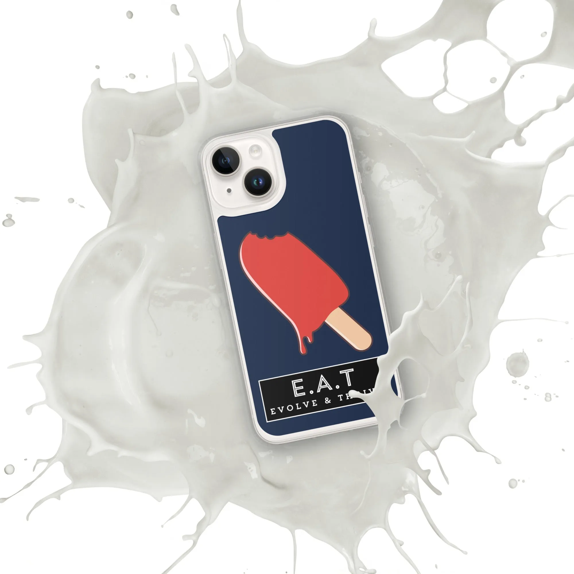 E.A.T Navy Clear Case for iPhone®