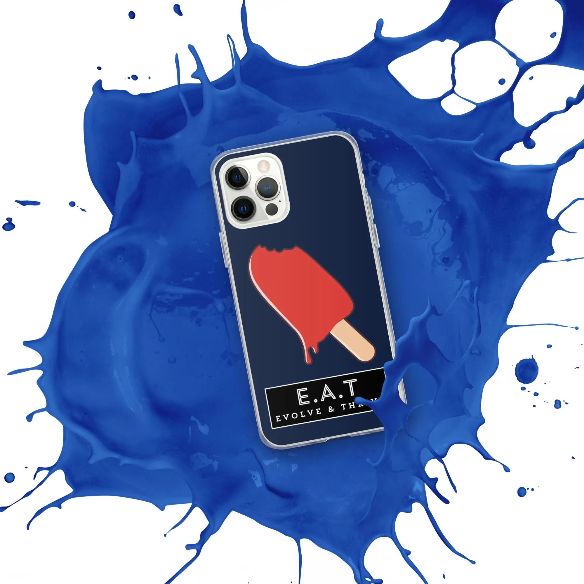 E.A.T Navy Clear Case for iPhone®