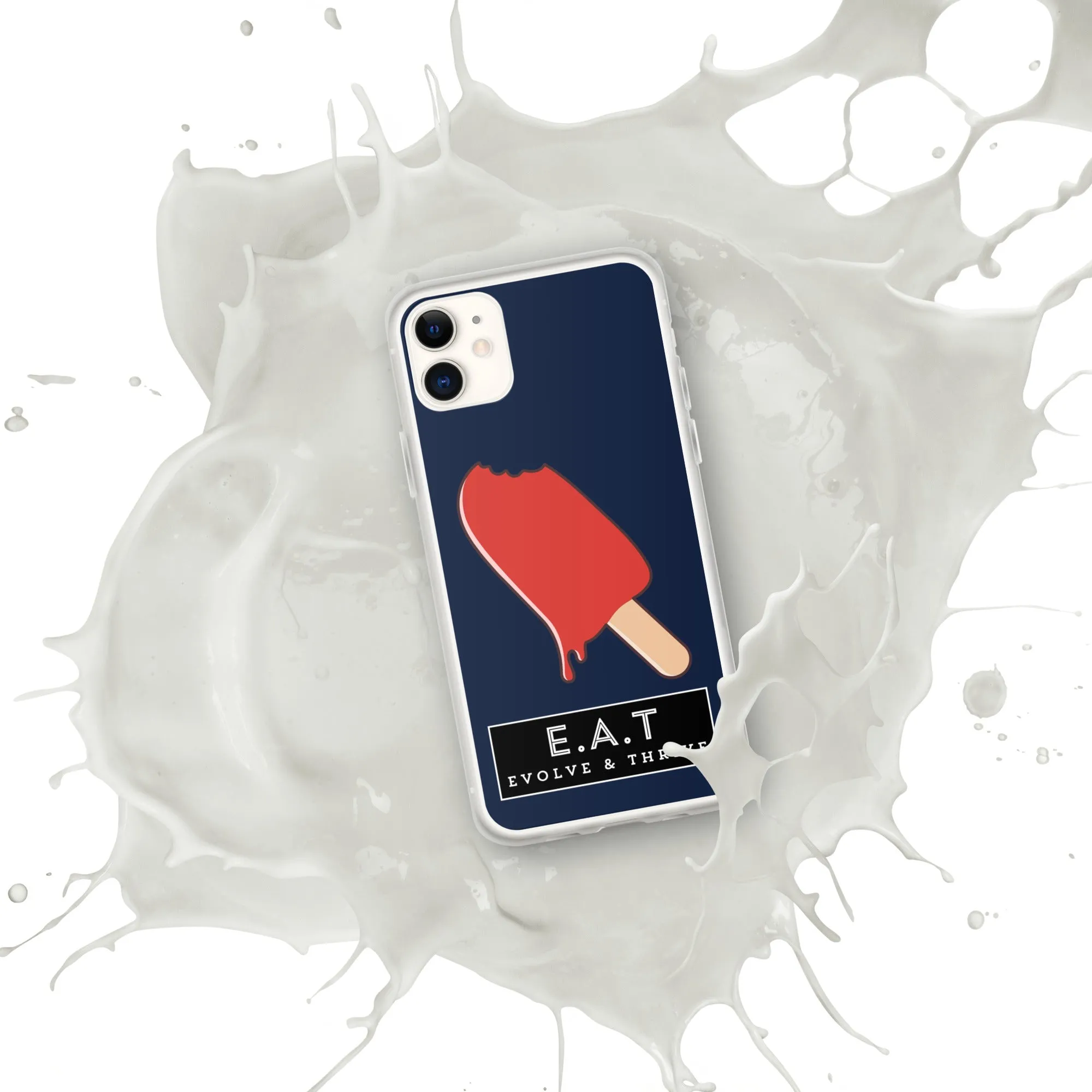 E.A.T Navy Clear Case for iPhone®