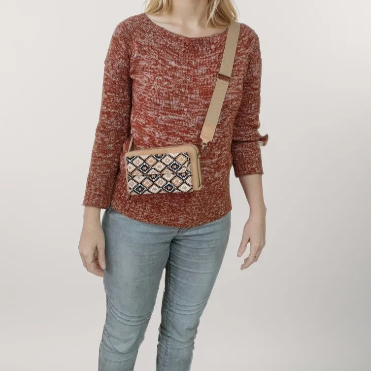 Eco-Chic Natural Cork Women's Phone Purse BAG-2297