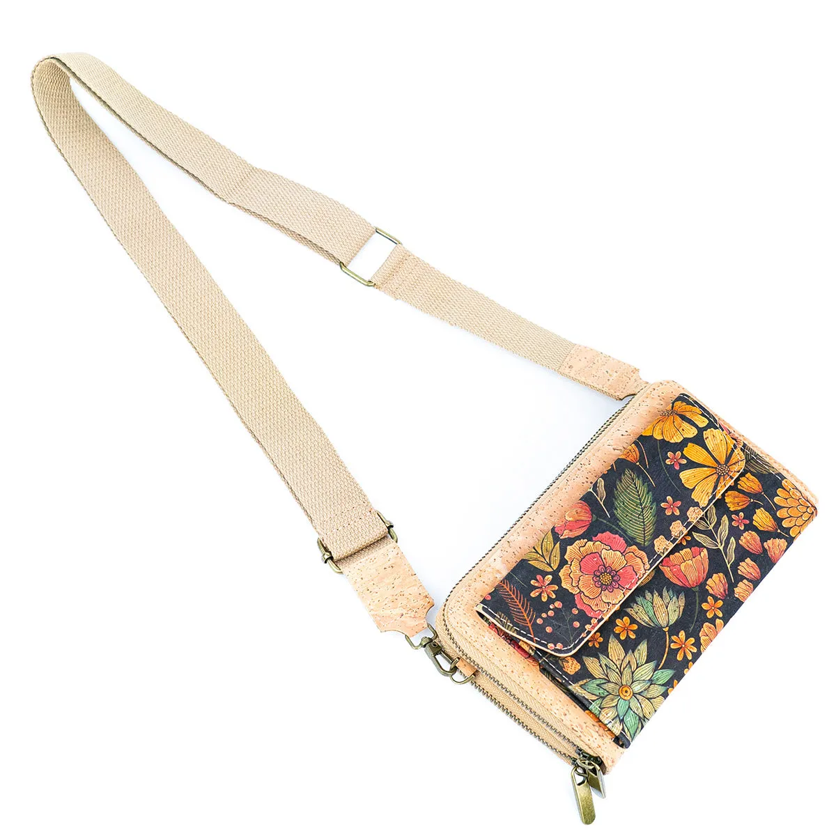 Eco-Chic Natural Cork Women's Phone Purse BAG-2297