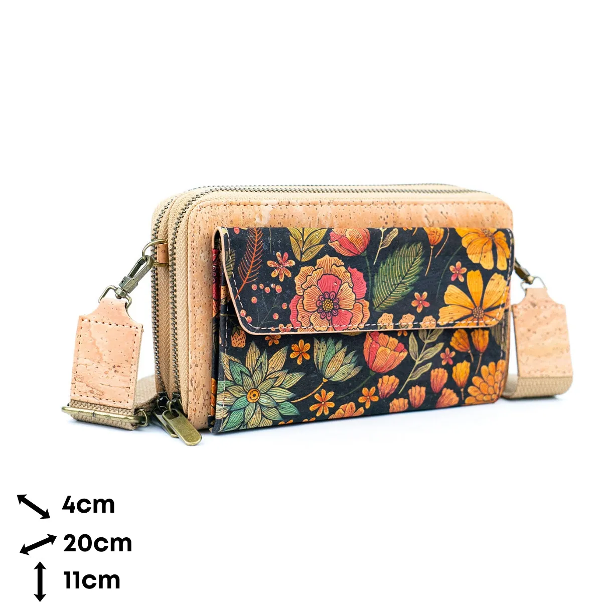 Eco-Chic Natural Cork Women's Phone Purse BAG-2297