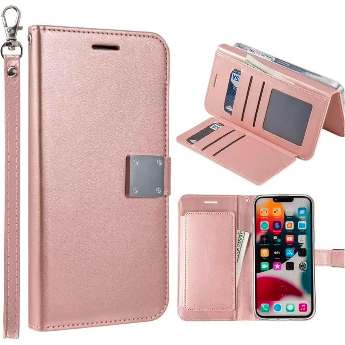 Entronix Samsung Galaxy A13 Folio Wallet & Card Holder Case