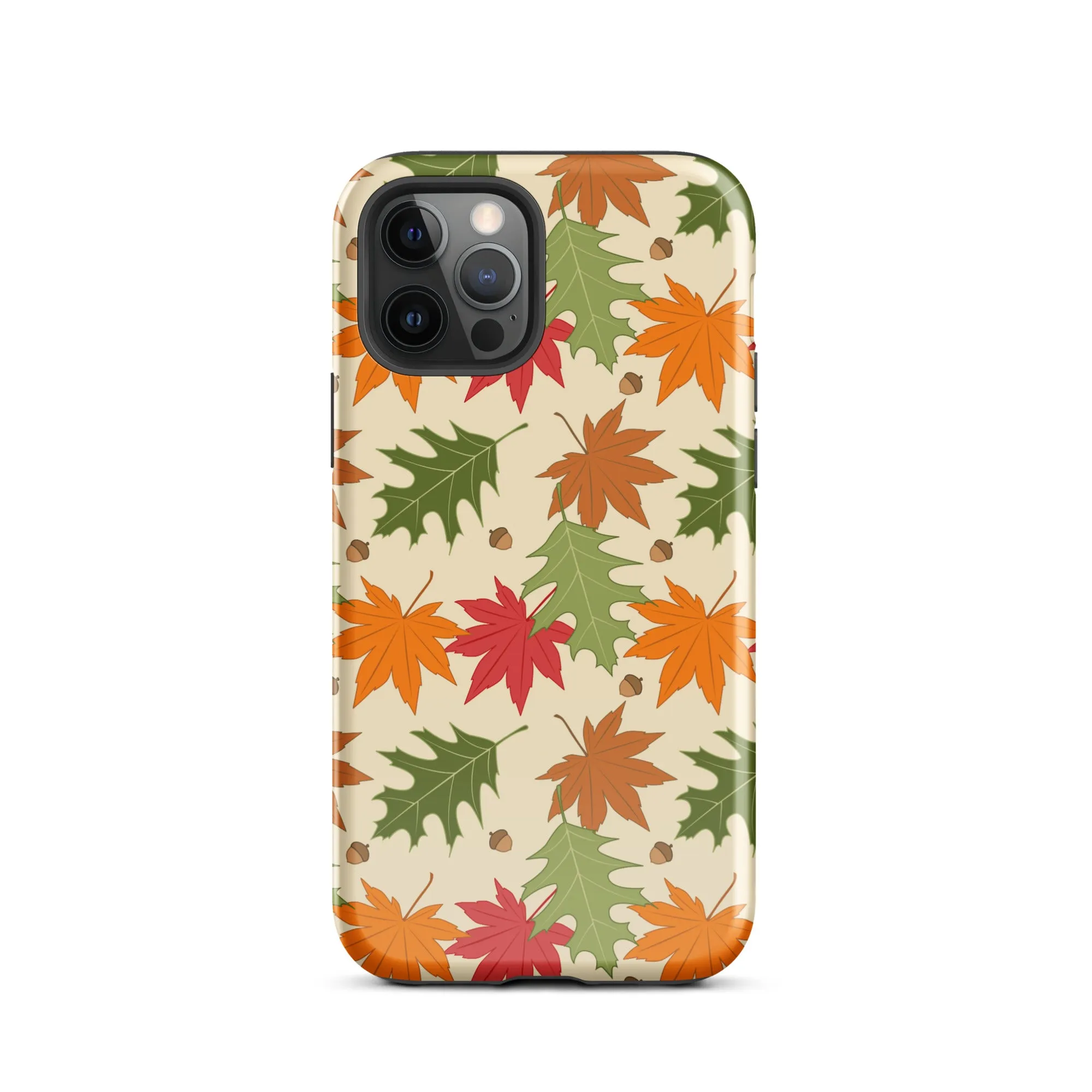 Falling Leaves Autumn Premium iPhone Case