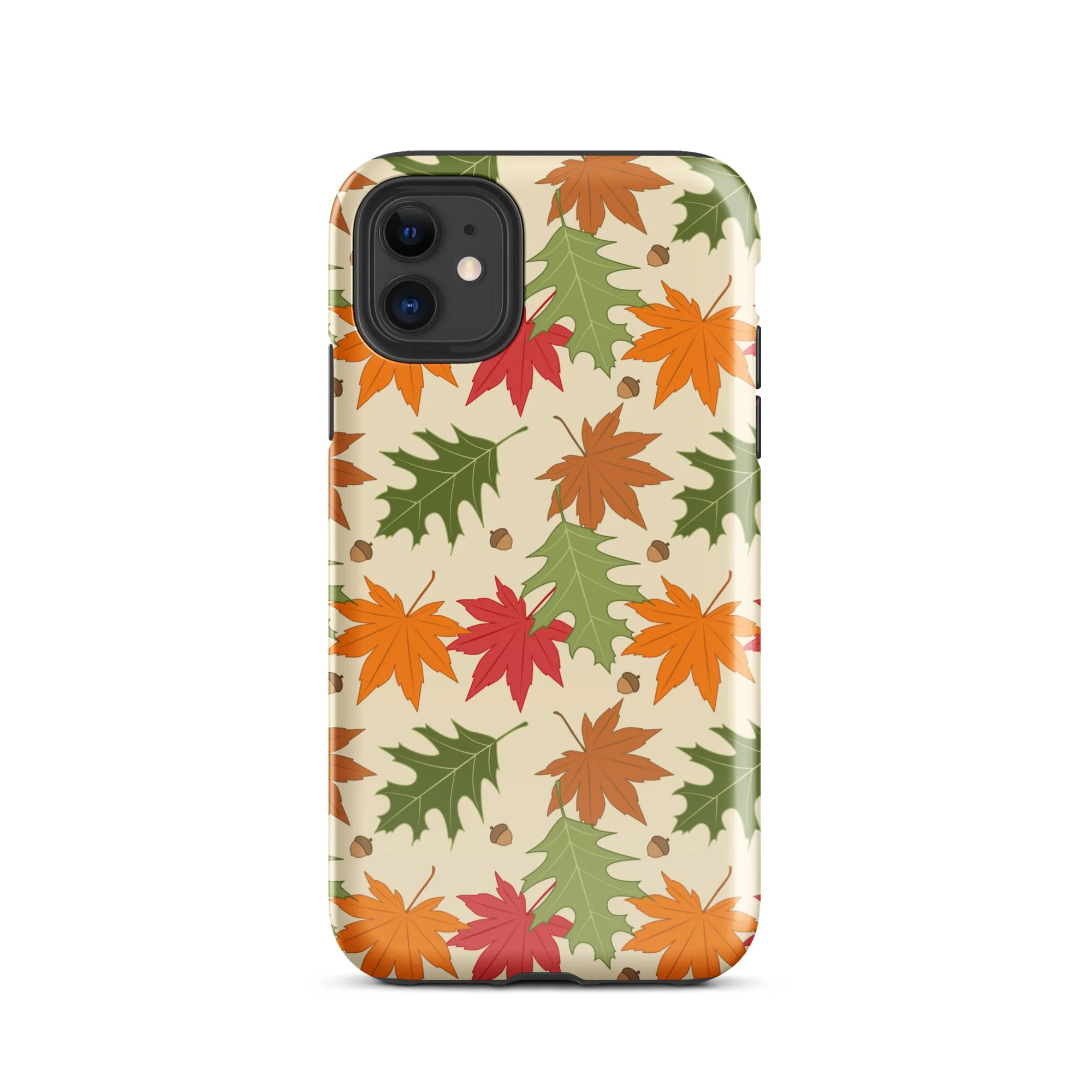 Falling Leaves Autumn Premium iPhone Case