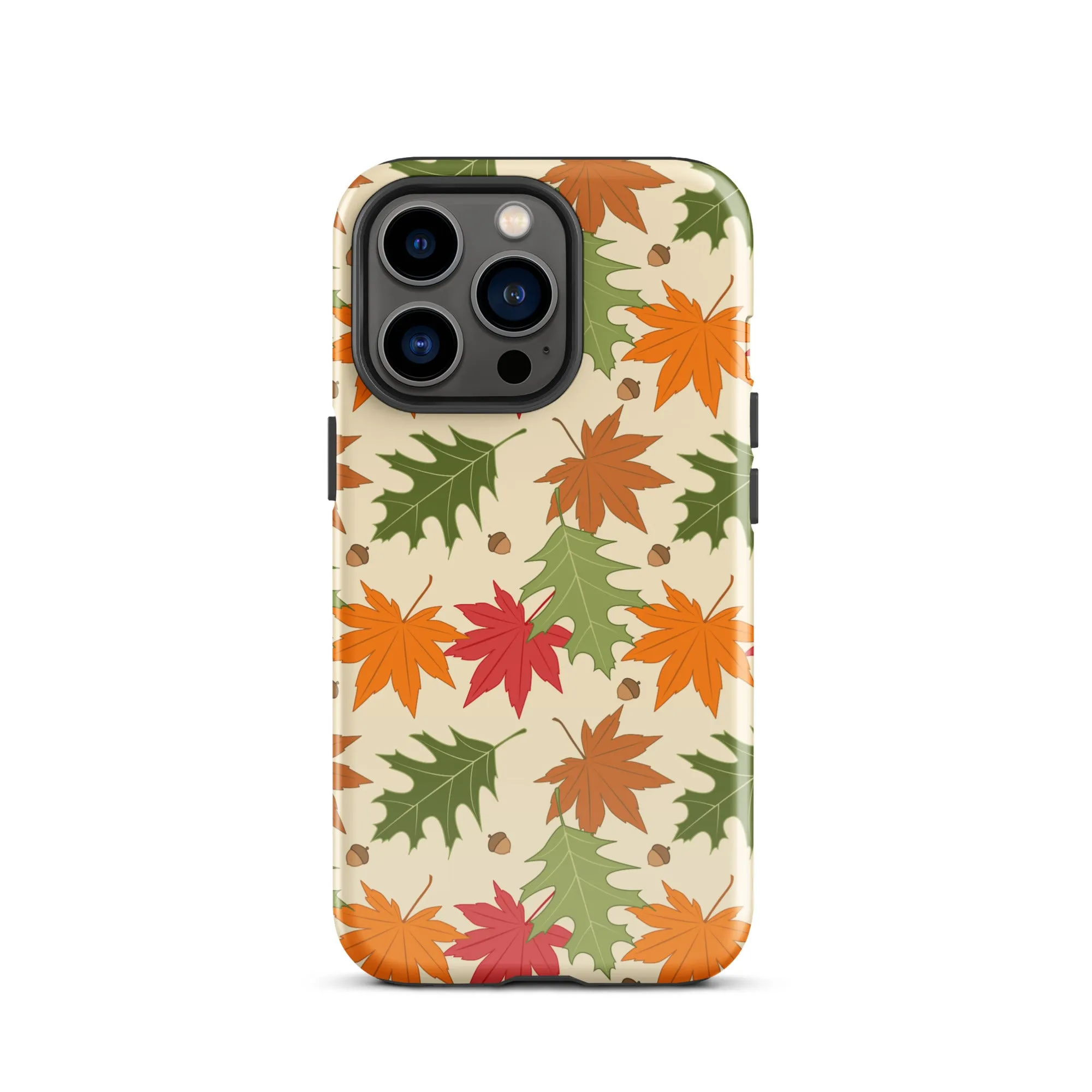 Falling Leaves Autumn Premium iPhone Case