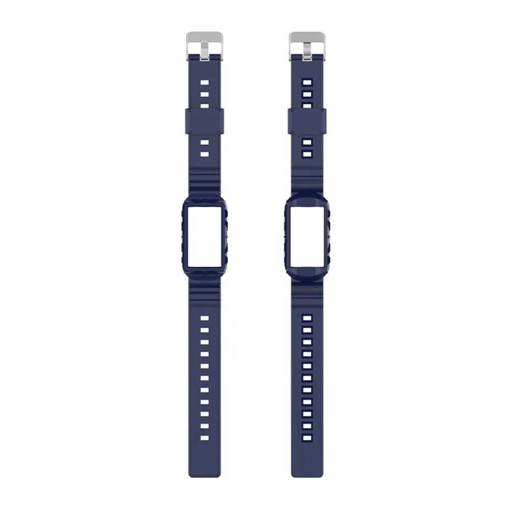 Fitbit Charge 5 / 4 / 3 integrated TPU cover   watch strap - Navy Blue