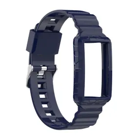 Fitbit Charge 5 / 4 / 3 integrated TPU cover   watch strap - Navy Blue