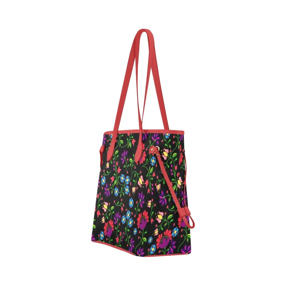 Fleur Indigine Clover Canvas Tote Bag