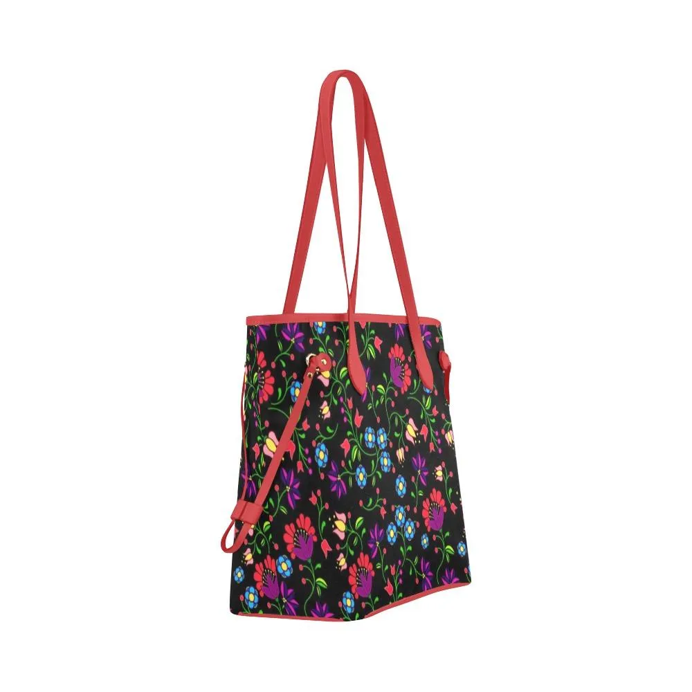 Fleur Indigine Clover Canvas Tote Bag