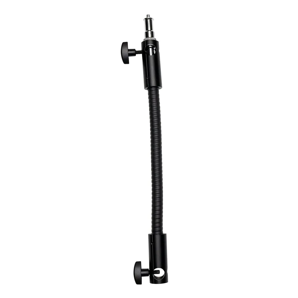 Flexible 32cm / 12.5" Metal Gooseneck Extension Pole with 5/8" Receiver and Spigot