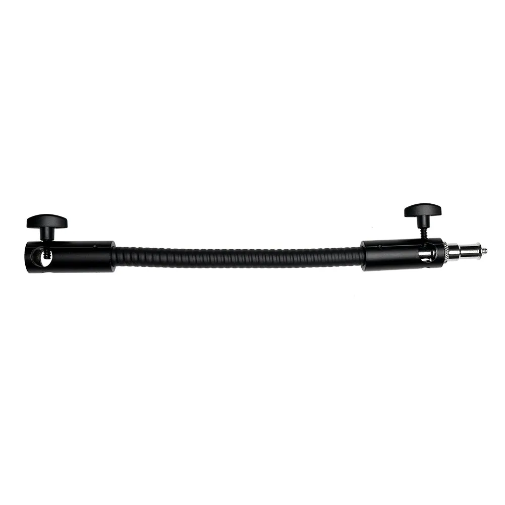 Flexible 32cm / 12.5" Metal Gooseneck Extension Pole with 5/8" Receiver and Spigot