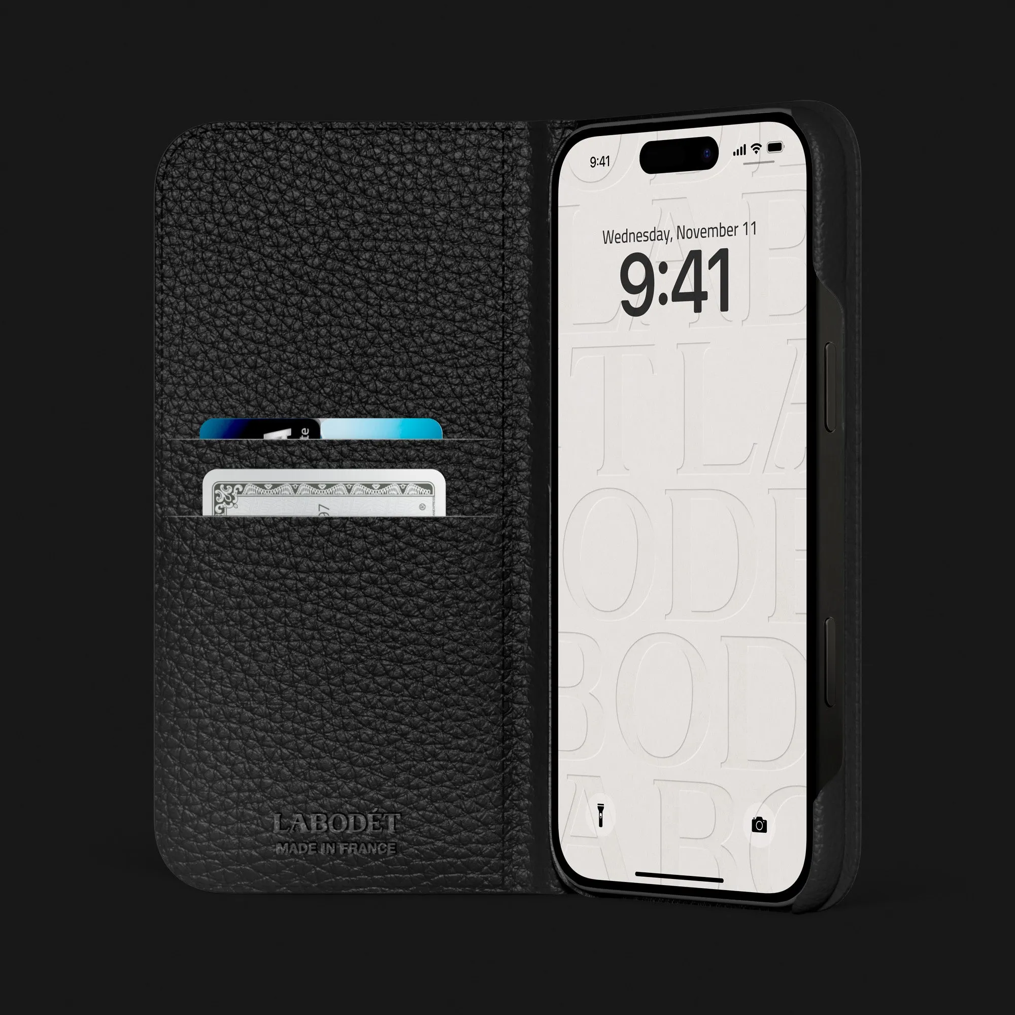 Folio Case Edition Black For iPhone 16 Pro Max In Alligator