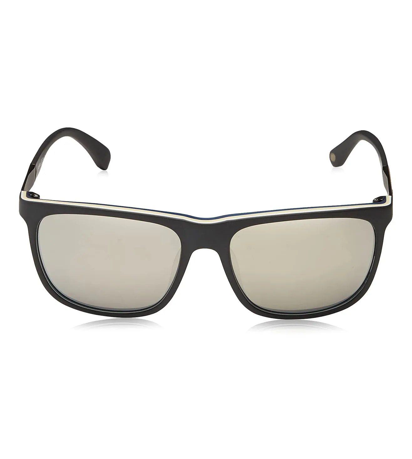 Fossil Unisex Grey Square Sunglasses