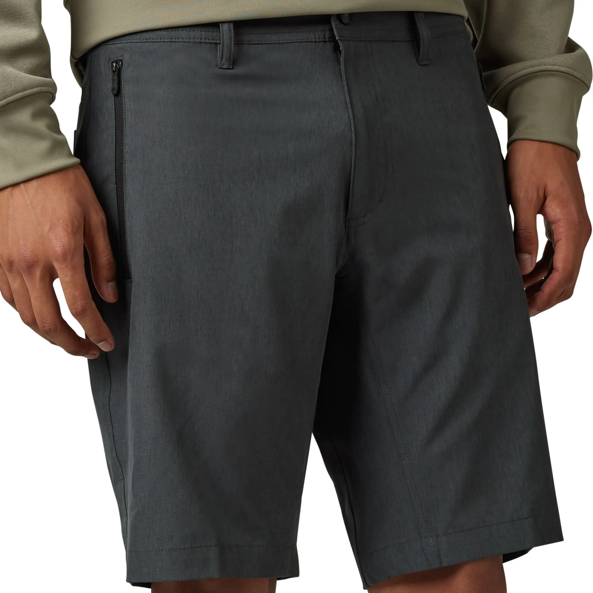 Fox Racing  Mens Heather Black Machete Tech Short 4.0 Versitile Active Quick Dry