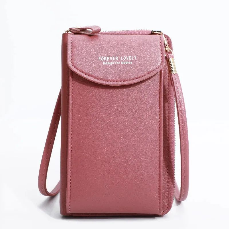 Fresh Accessories Wallet Mobile Phone Bag - Deep Pink