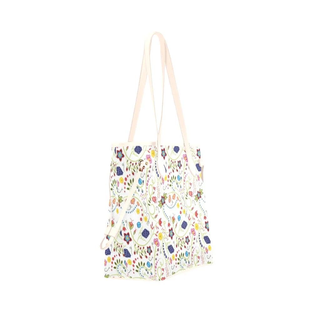 Fresh Fleur Clover Canvas Tote Bag