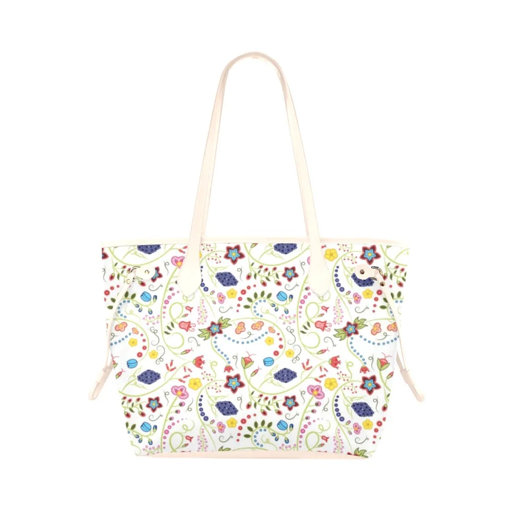 Fresh Fleur Clover Canvas Tote Bag