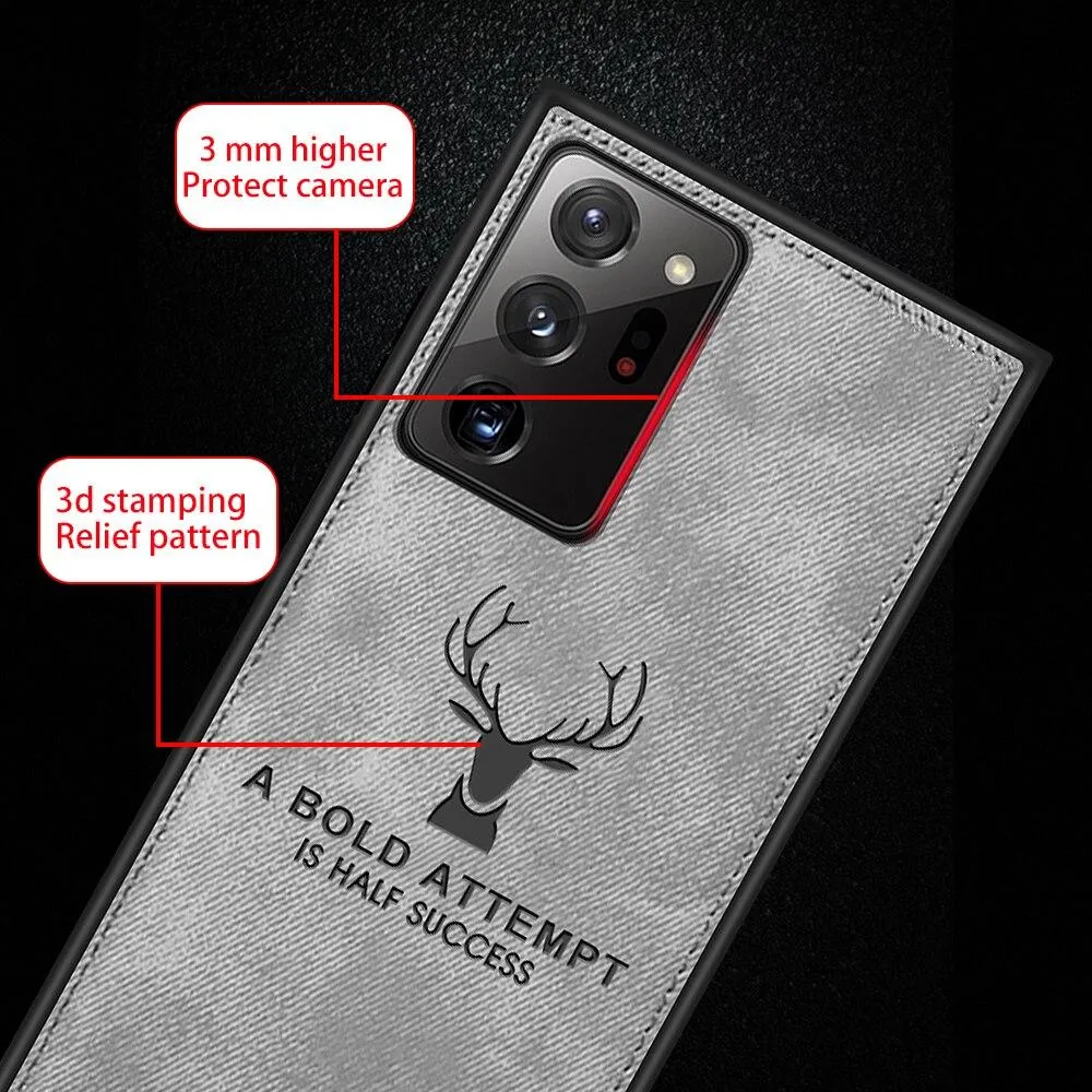 Galaxy Note 20 Ultra Deer Pattern Inspirational Soft Case