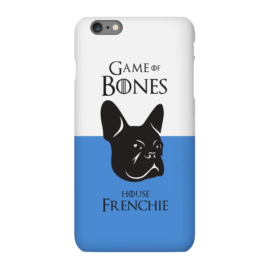 Game of Bones: House Frenchie iPhone Cases (blue - various sizes)