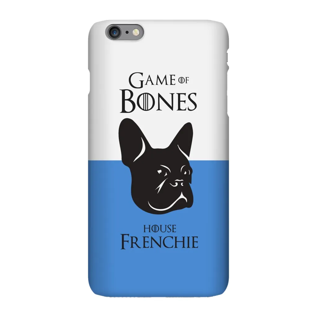 Game of Bones: House Frenchie iPhone Cases (blue - various sizes)