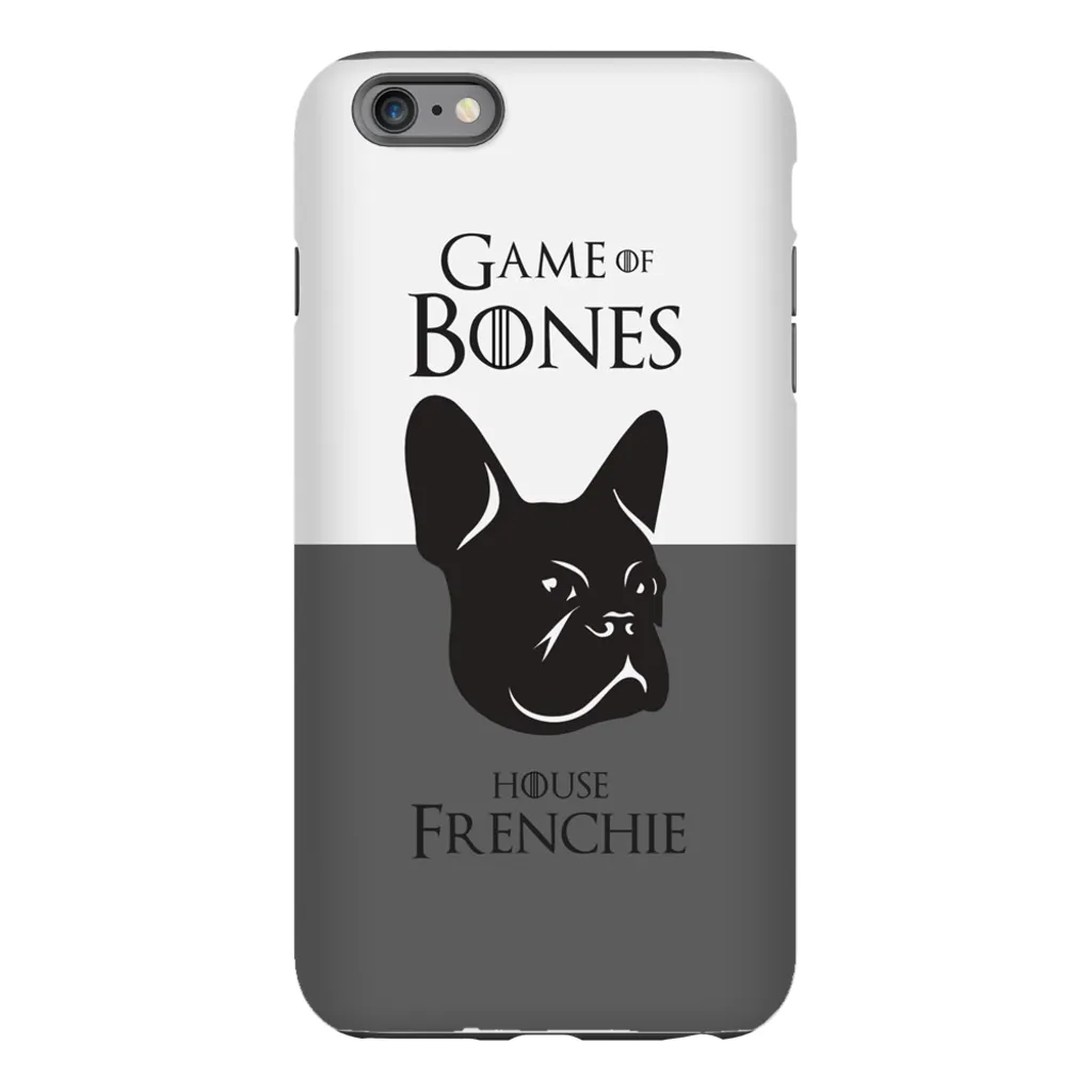 Game of Bones: House Frenchie iPhone Cases (grey - various sizes)