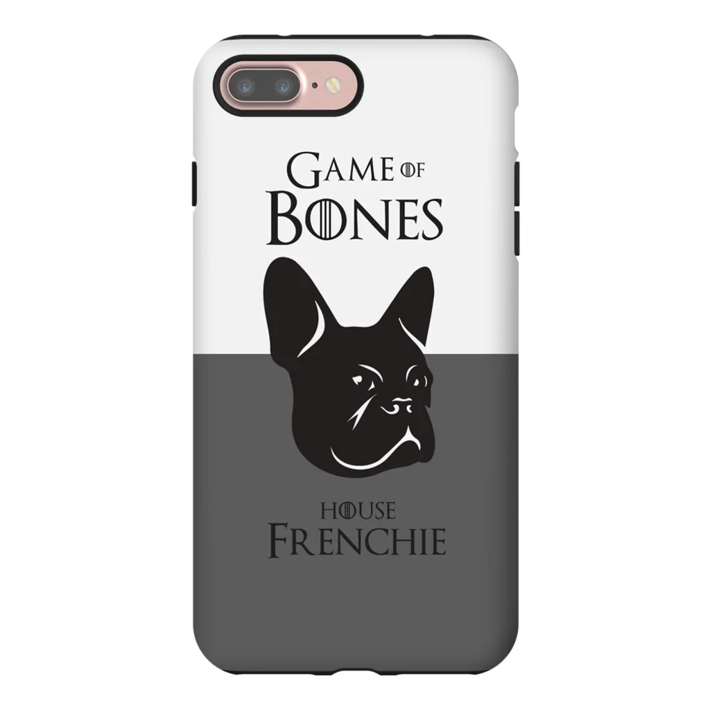 Game of Bones: House Frenchie iPhone Cases (grey - various sizes)