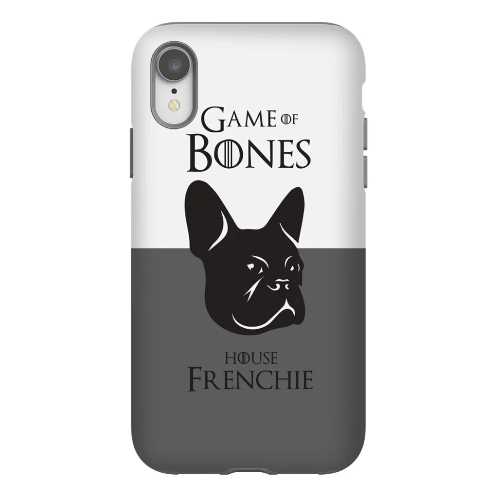 Game of Bones: House Frenchie iPhone Cases (grey - various sizes)