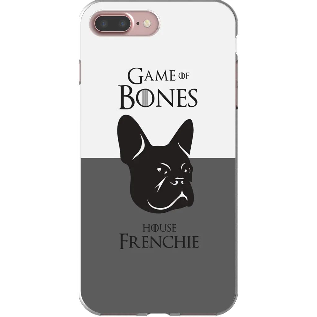 Game of Bones: House Frenchie iPhone Cases (grey - various sizes)