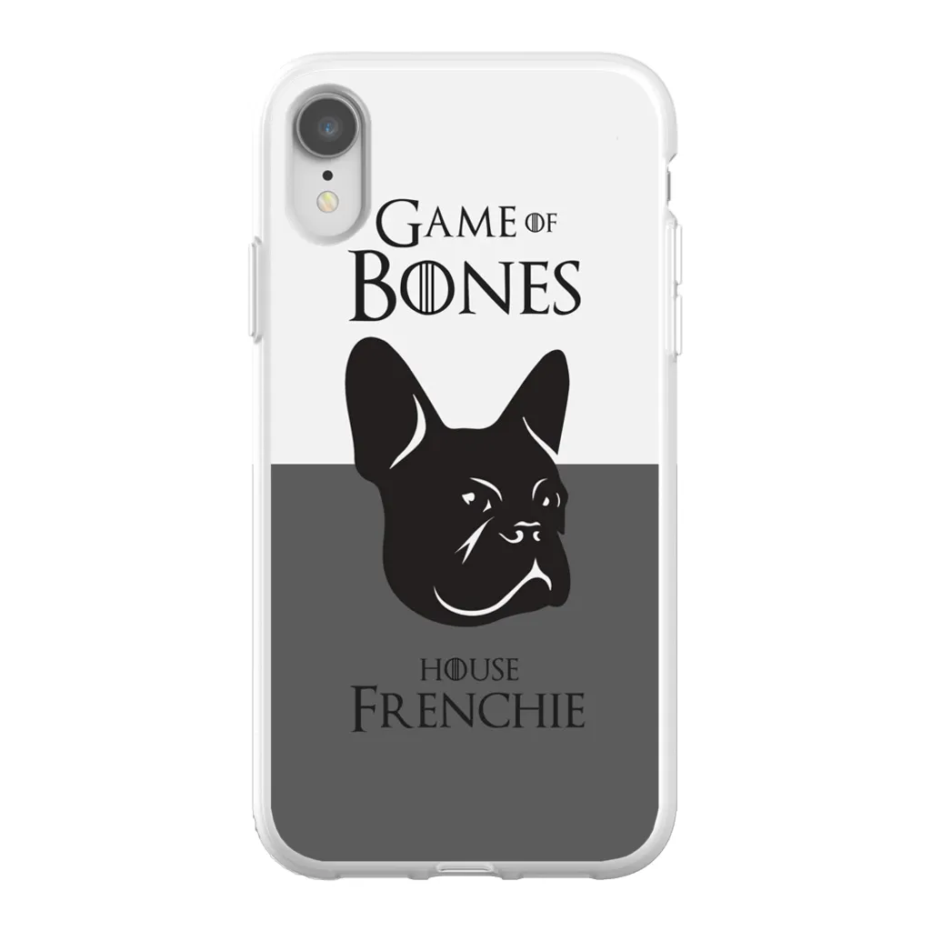 Game of Bones: House Frenchie iPhone Cases (grey - various sizes)