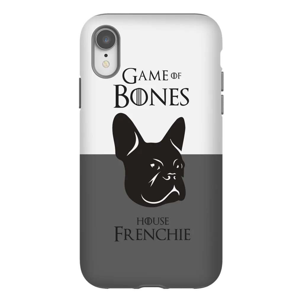 Game of Bones: House Frenchie iPhone Cases (grey - various sizes)