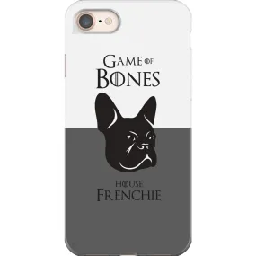 Game of Bones: House Frenchie iPhone Cases (grey - various sizes)