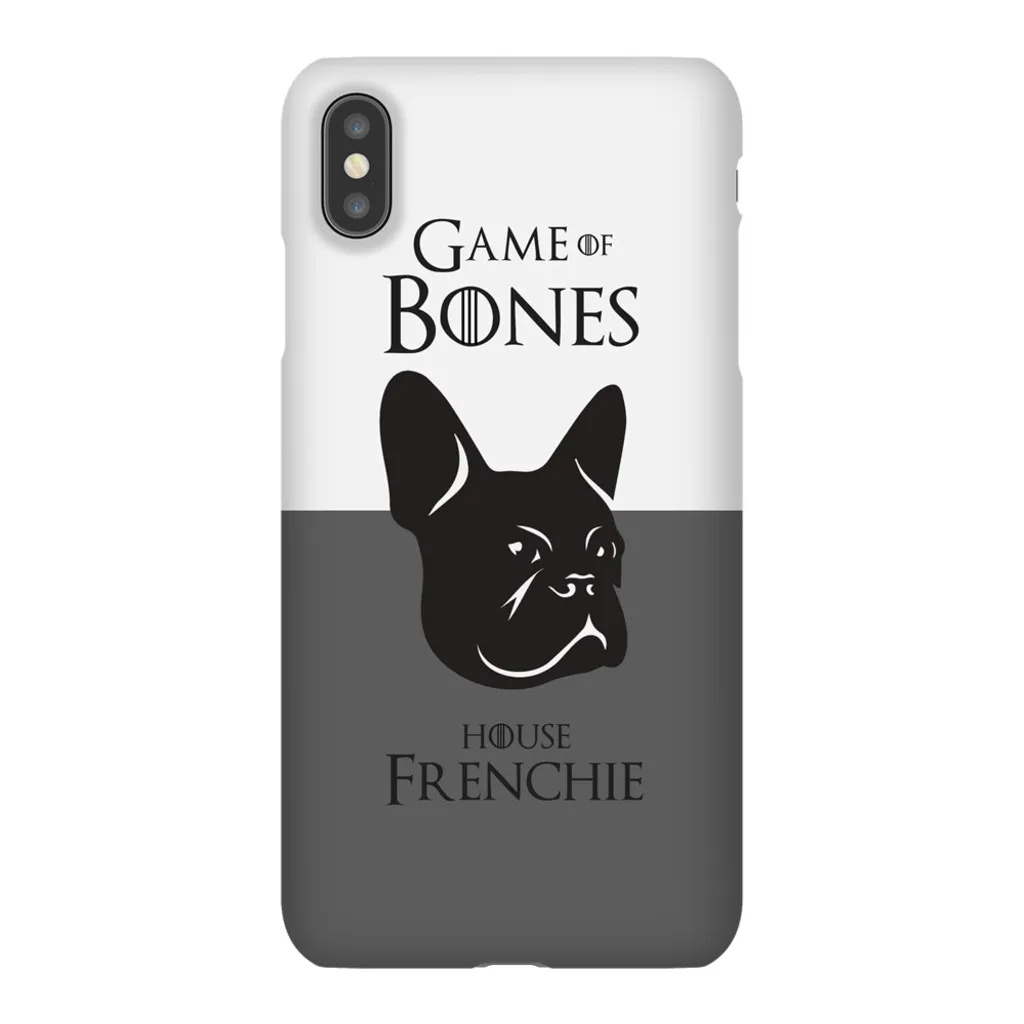 Game of Bones: House Frenchie iPhone Cases (grey - various sizes)